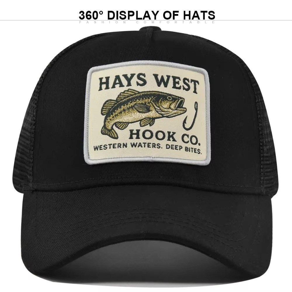 Trucker Cap Mesh - High Quality Fishing Embroidery Baseball Cap