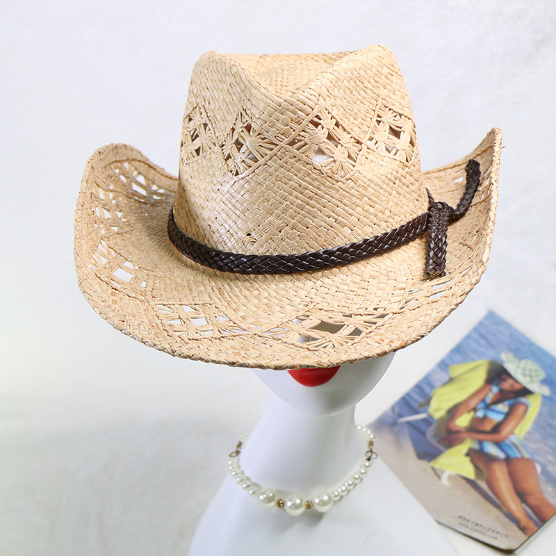 Ebay Hot Sale Raffia Hand-knit - Cowboy Hat Straw review and price