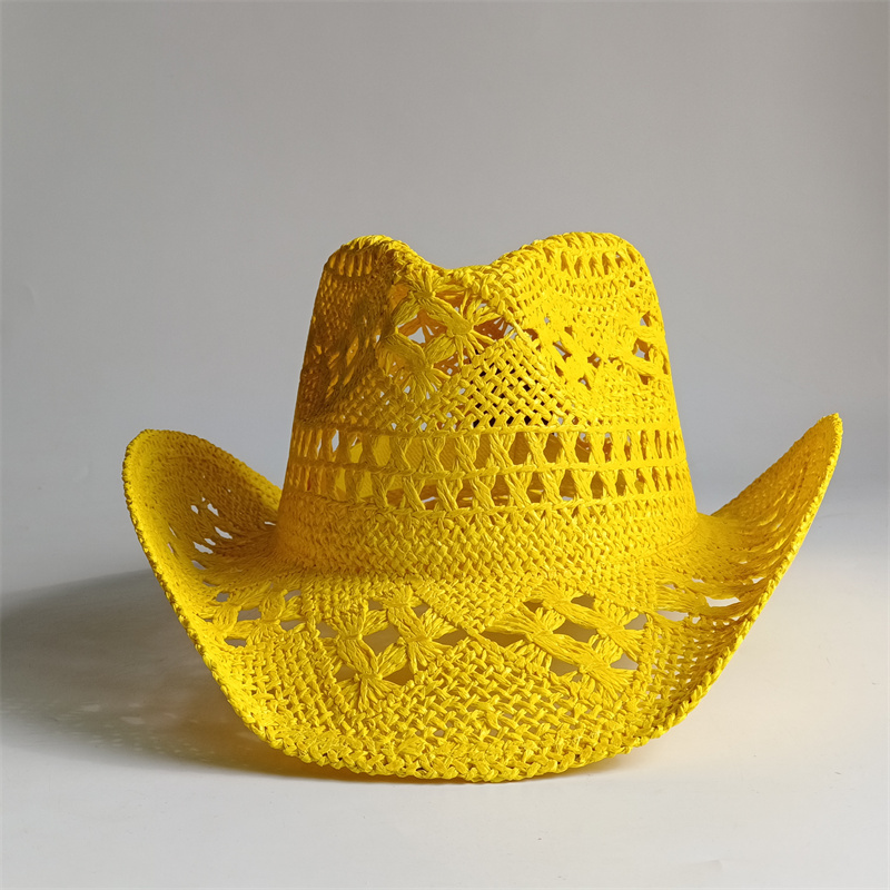 Women's hats cowboy hat retro  - Cowboy Hat Straw review and price